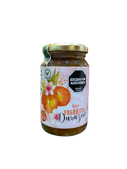 Mermelada De Durazno "dulces Del Jardin" Organica x 450g