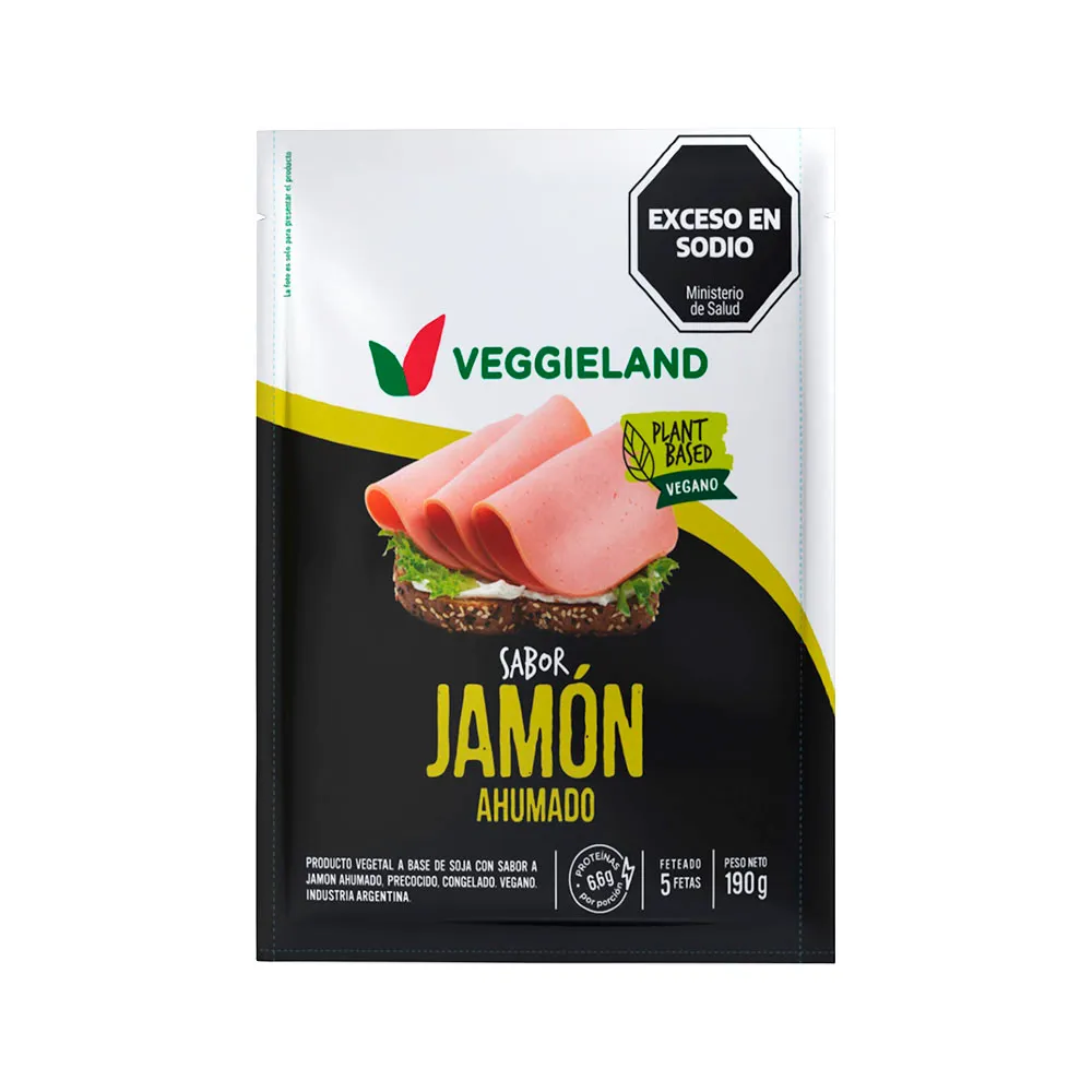 Jamon Ahumado Vegano "veggieland" 190 Gr