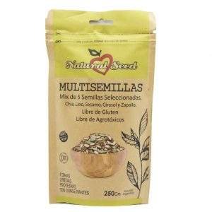 MULTISEMILLAS MIX DE 5 SEMILLAS «NATURAL SEED»   AGROECOLOGICO  250GR