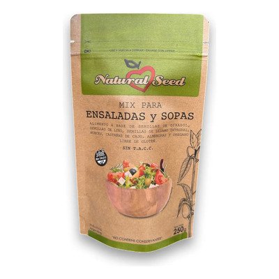 Mix Para Ensaladas Y Sopas "natural Seed" Agroecologico 250gr