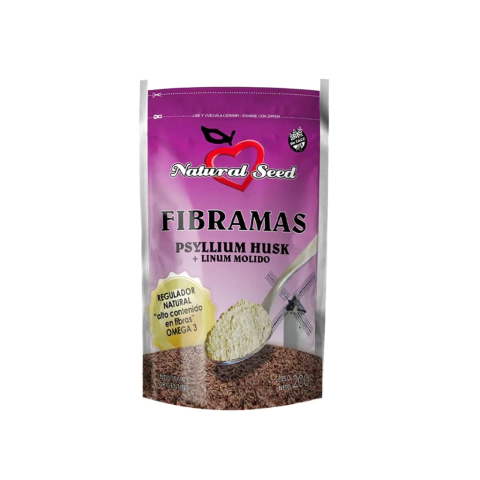 Fibramas Psyllium Husk Linum Molido "natural Seed" Agroecologico x 200gr