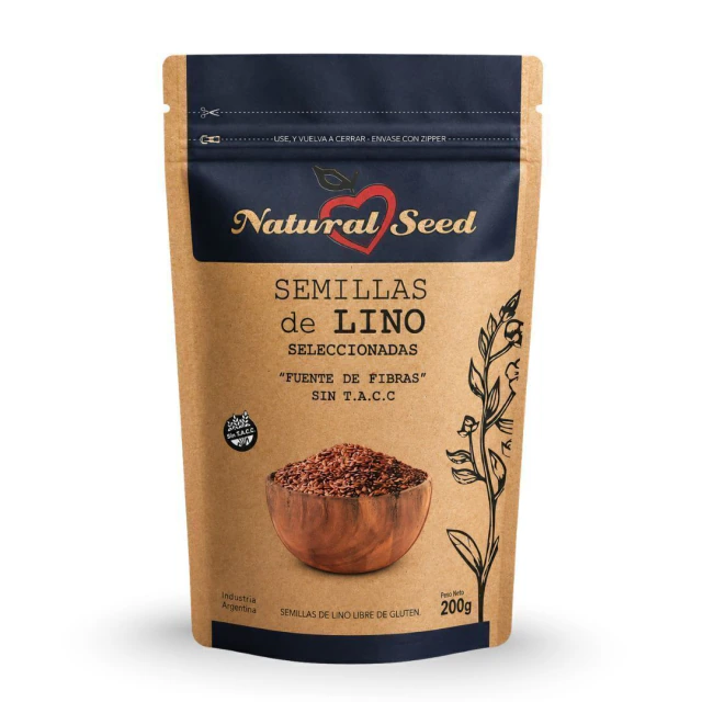 Semillas De Lino "Natural Seed" Agroecologico x 200gr