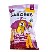 CHIPS DE BATATITAS Y SAL MARINA «NUESTROS SABORES» 80GR