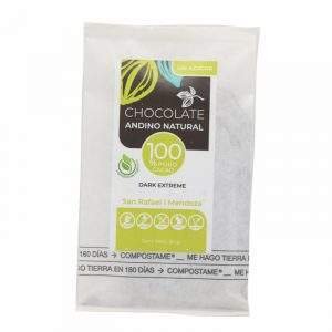 CHOCOLATE AGROECOLOGICO «ANDINO NATURAL» CACAO PURO 100% 50GR