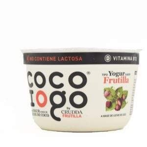 YOGUR SABOR A FRUTILLA A BASE DE LECHE DE COCO «COCO  IOGO» VEGANO 160 GR