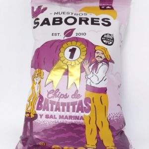 CHIPS DE BATATITAS Y SAL MARINA «NUESTROS SABORES» 80GR