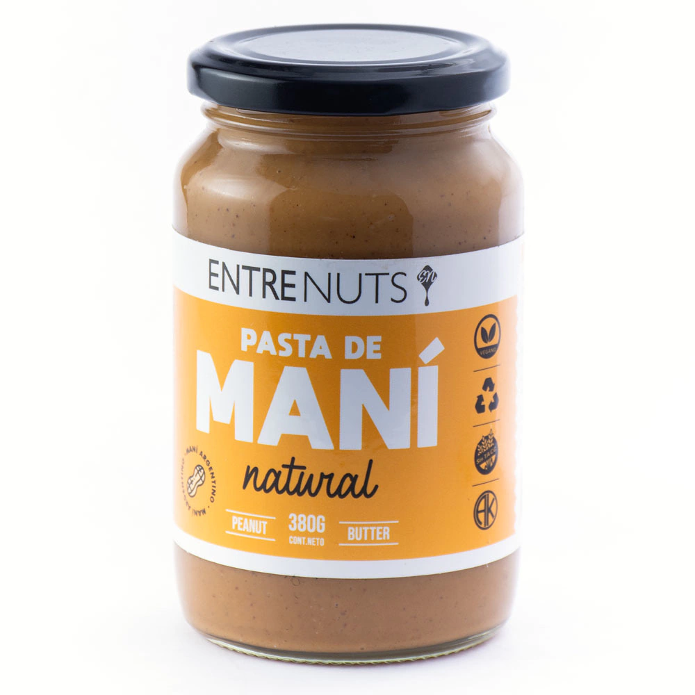 Pasta De Mani "entre Nuts" Natural X 380g