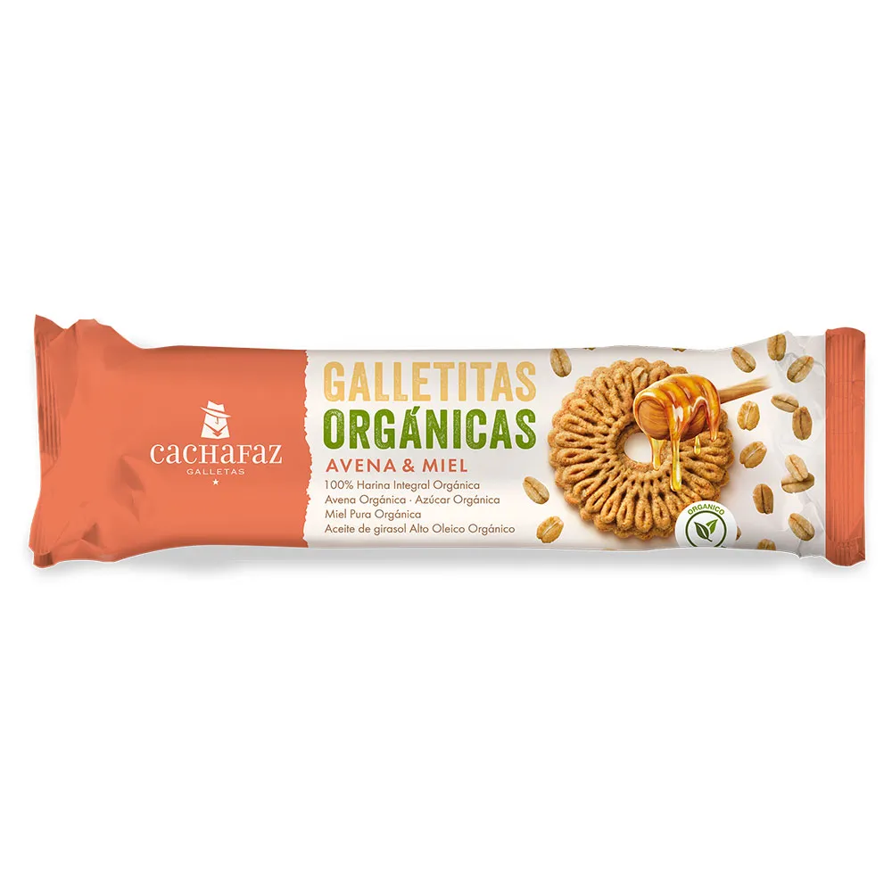 Galletitas De Avena Y Miel "cachafaz" Organicas 170 Gr