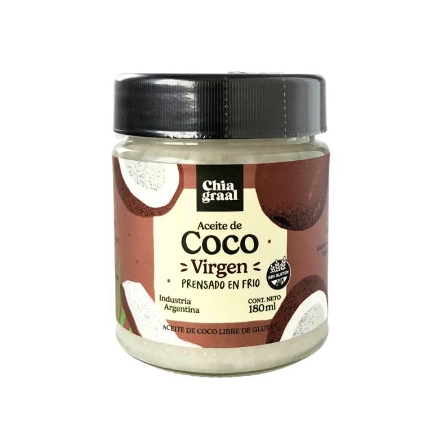 ACEITE DE COCO VIRGEN "CHIA GRAAL" X 180 ML