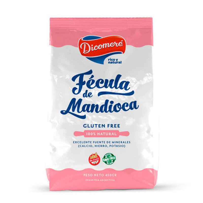 Fecula De Mandioca "dicomere" 100% Natural X 450g