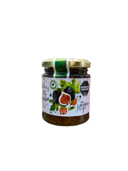 Mermelada De Higo "dulces Del Jardin" Organico x 210 Gr