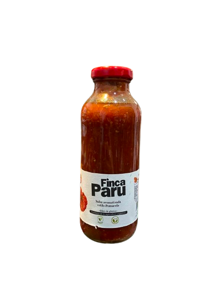 Salsa De Tomate "finca Paru" Orgánica Estilo Pomarola X 330grs