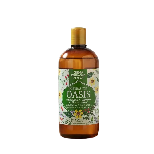 Crema Enjuague "hierbas Del Oasis"para Caspa, Seborrea Y Caida Decabello X 520ml