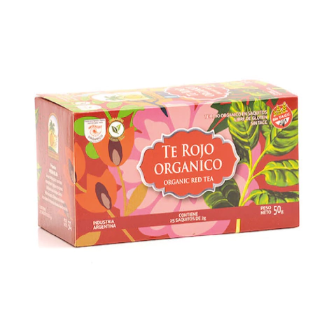 Te Rojo Organico "hierbas Del Oasis" X 25 Saq.