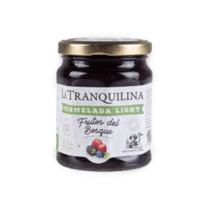 MERMELADA LIGHT «LA TRANQUILINA» FRUTOS DEL BOSQUE X 330 GR