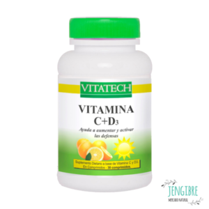 VITAMINA  C MAS D3 «VITATECH» X 30 COMPRIMIDOS