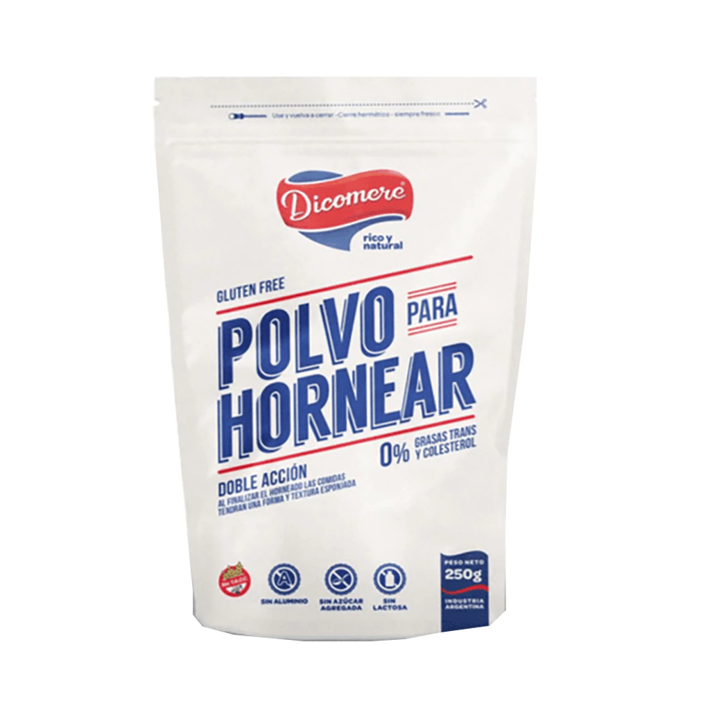 Polvo Para Hornear "dicomere" Gluten Free X 250 Gr