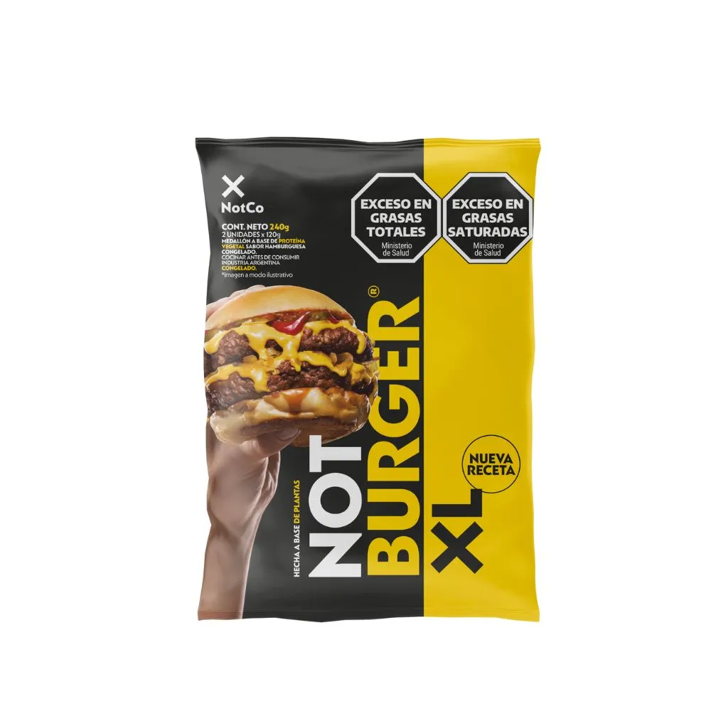 Hamburguesa "not Co" Burger Xl X 2 Unidades