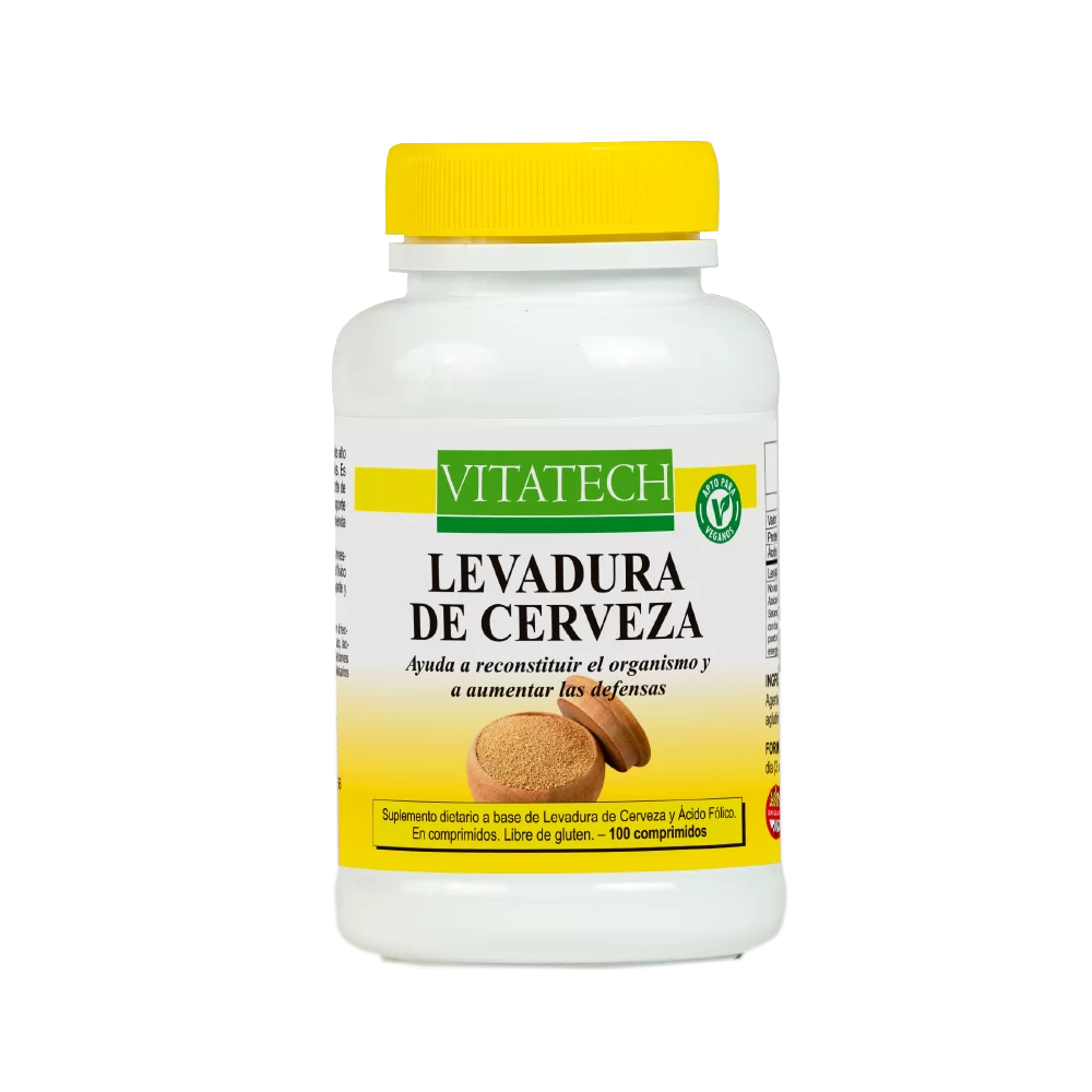 Levadura De Cerveza "vitatech" X 100 Comprimidos