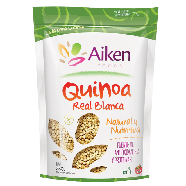Semillas De Quinoa Real Blanca "aiken Food" X 250 Gr