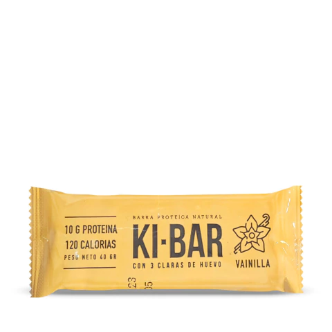 Barra Proteica Natural "ki-bar" Vainilla X 40 Gr