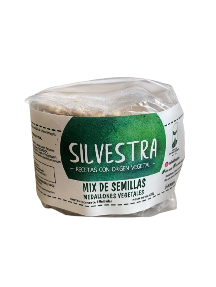 Medallon "silvestra" Mix De Semillas Y Avena X 5 U