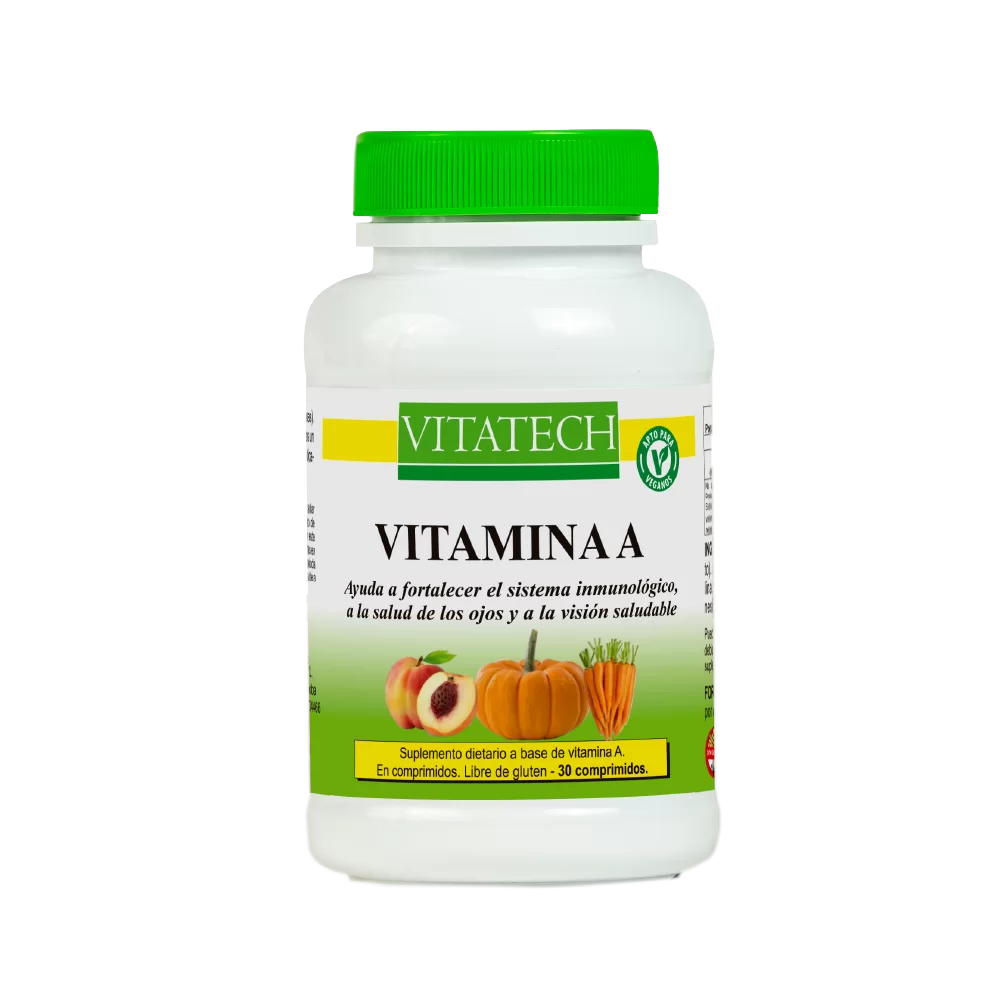 Suplemento Dietario "vitatech" Vitamina A X 30 Comp