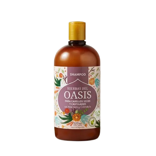 Shampoo "hierbas Del Oasis" Cab Secos Y Castigados X 520 Ml