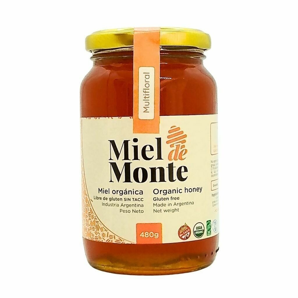 Miel Organica "miel De Monte" Multifloral X 480 Gr