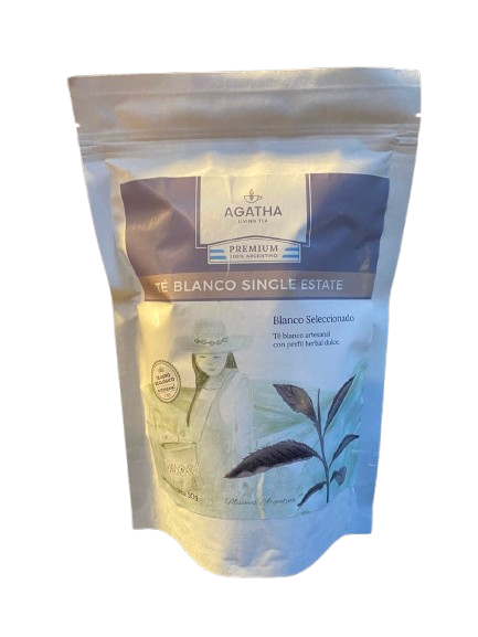 Te De Autor "Agatha" Blanco Single Estate (te Blanco Artesanal Con Perfil Herbal Dulce) X 50 Gr