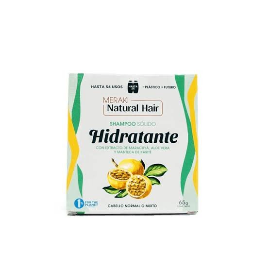 Shampoo Solido "meraki" Hidratante 65 Gr