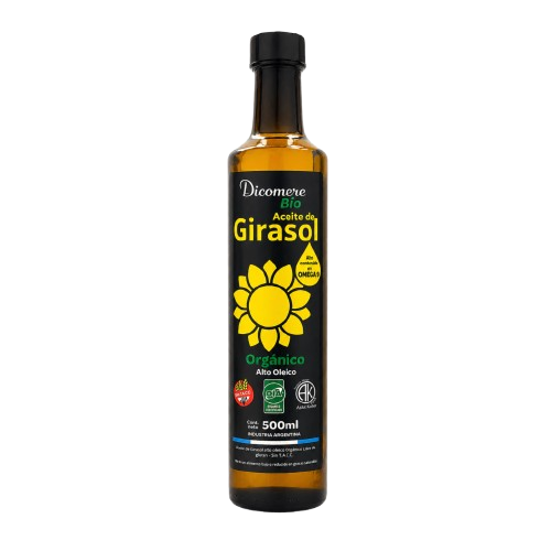 ACEITE DE GIRASOL ORGANICO "DISCOMERE" X 500 ML