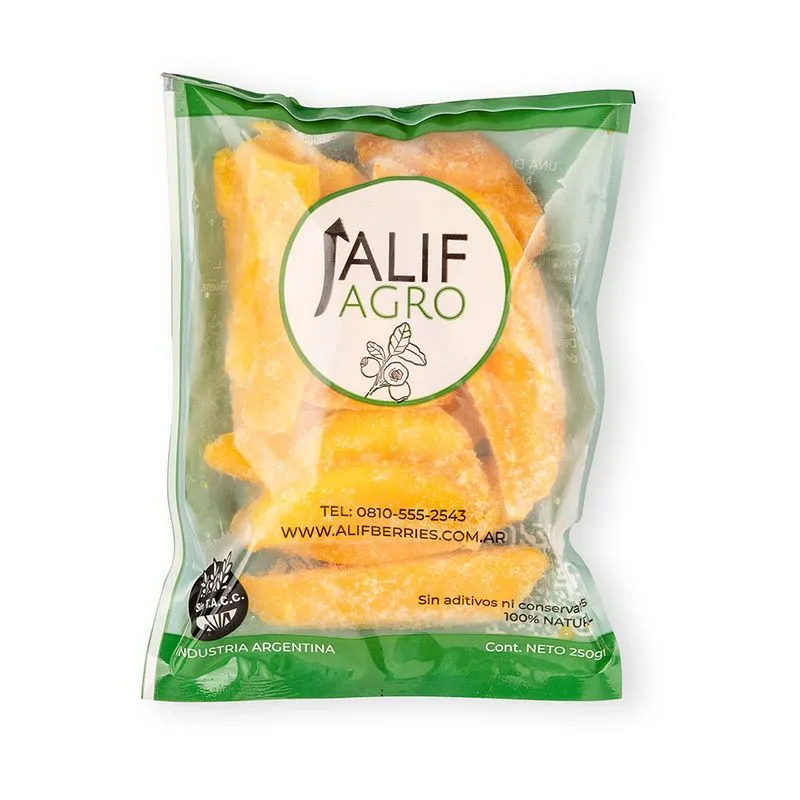 Mango En Cubos "alif Agro" Freezado X 250 Gr