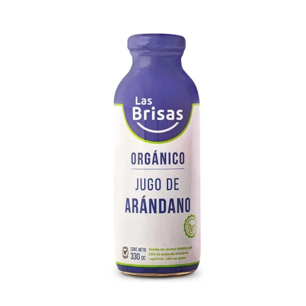 JUGO ORGANICO "LAS BRISAS" ARANDANO 330 CC