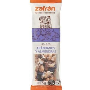 BARRA ARANDANOS/ALMENDRA “ZAFRAN” 24G