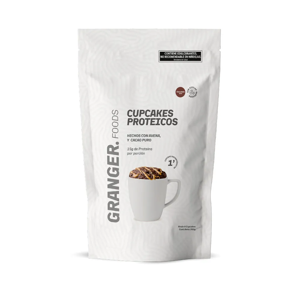 Cupcakes "granger" Proteicos Chocolate 360 Gr