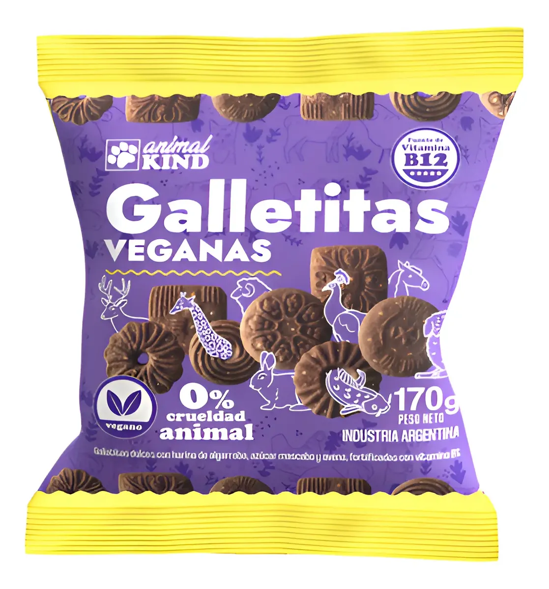 Galletitas Veganas "animal Kind" Choco x 170 Gr