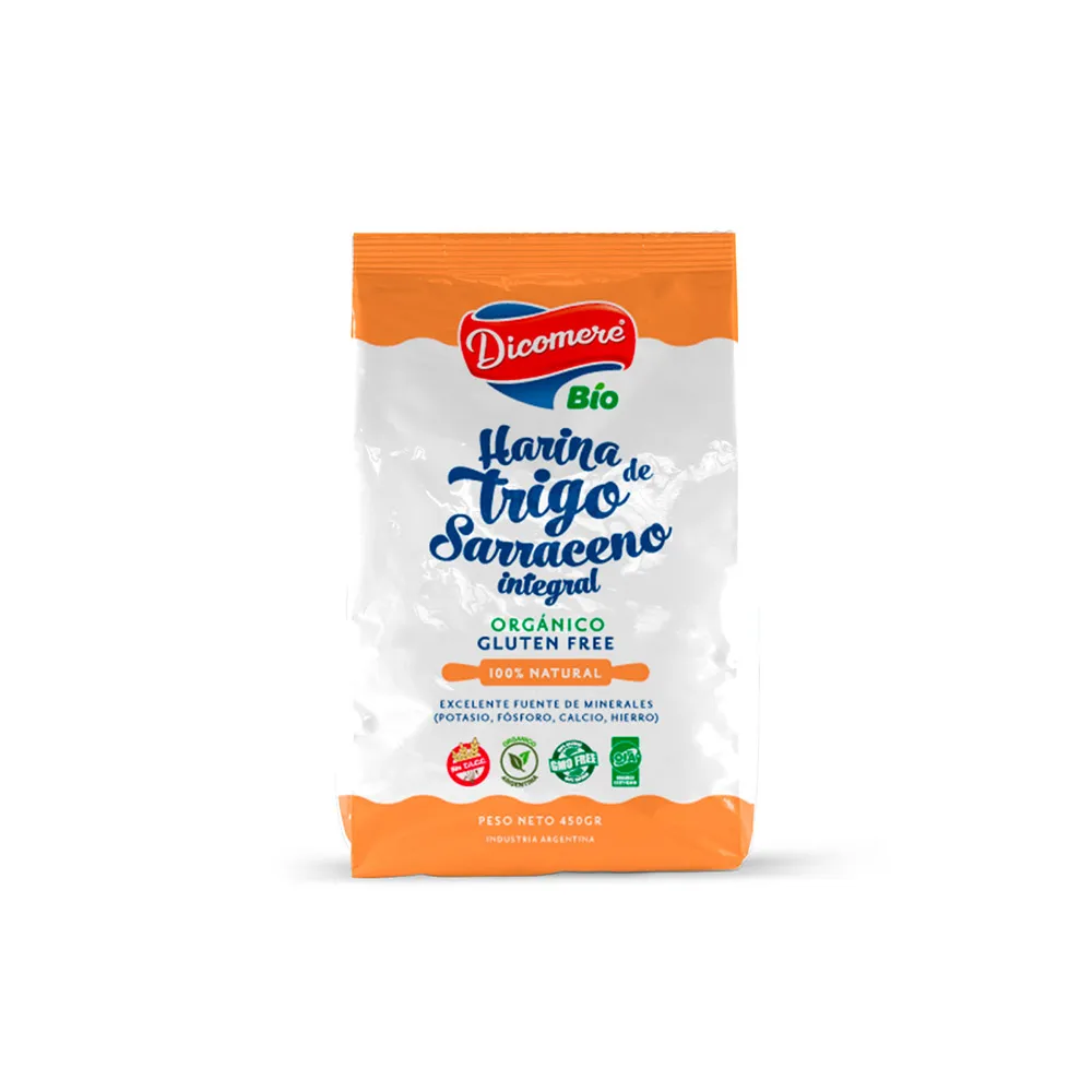 Harina De Trigo Sarraceno "dicomere" Organico  450gr