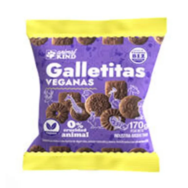 GALLETITAS VEGANAS "ANIMAL KIND" CHOCO 170 GR