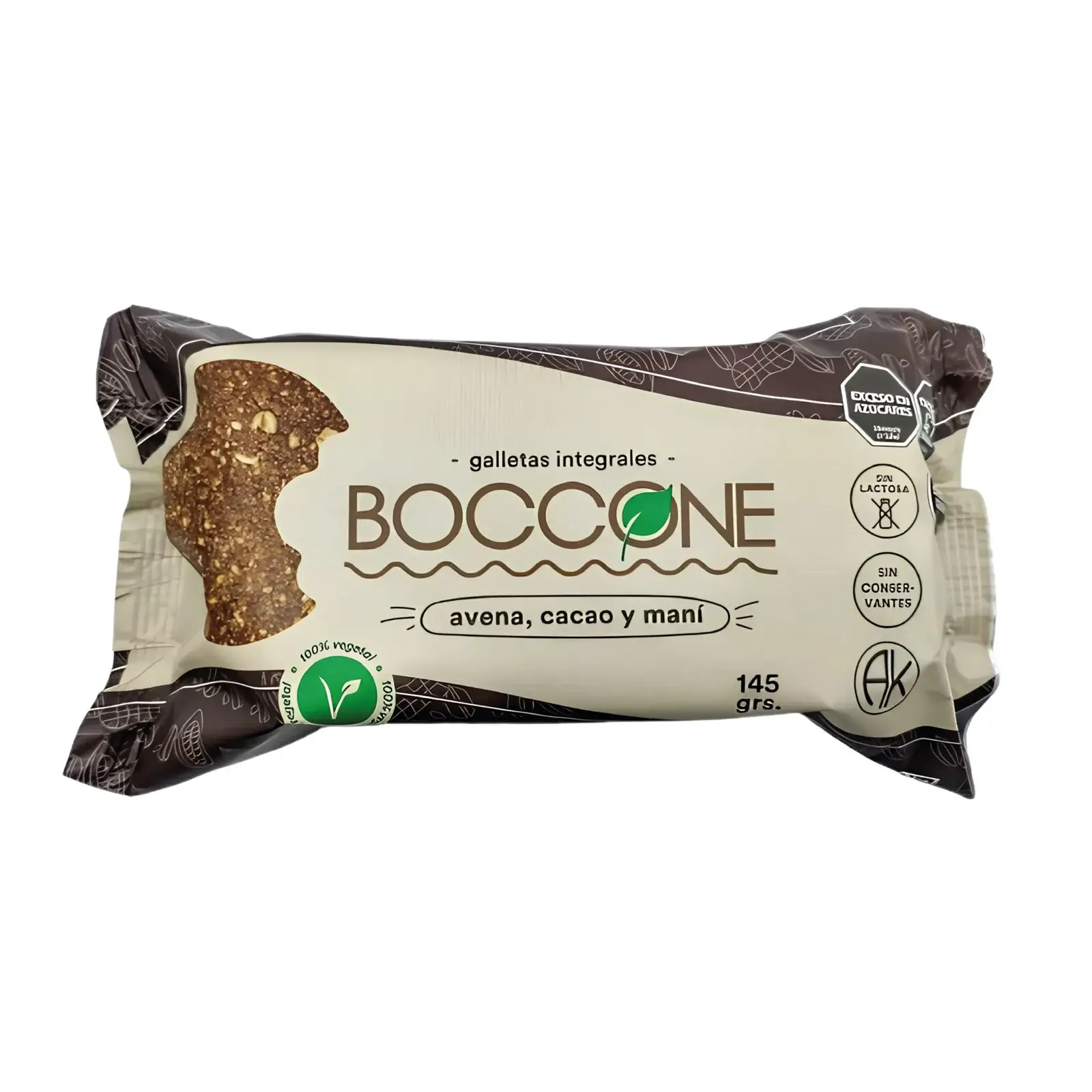 Cookies "boccone" Avena/cacao/mani 145gr