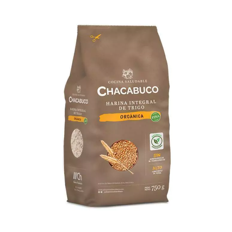 Harina Integral De Trigo "chacabuco" Organica X 750