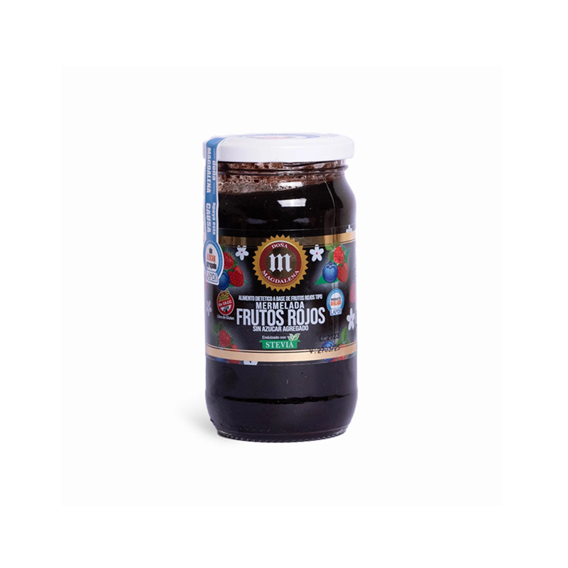 Mermelada "Doña Magdalena" Frutos Rojos con stevia x 400gr