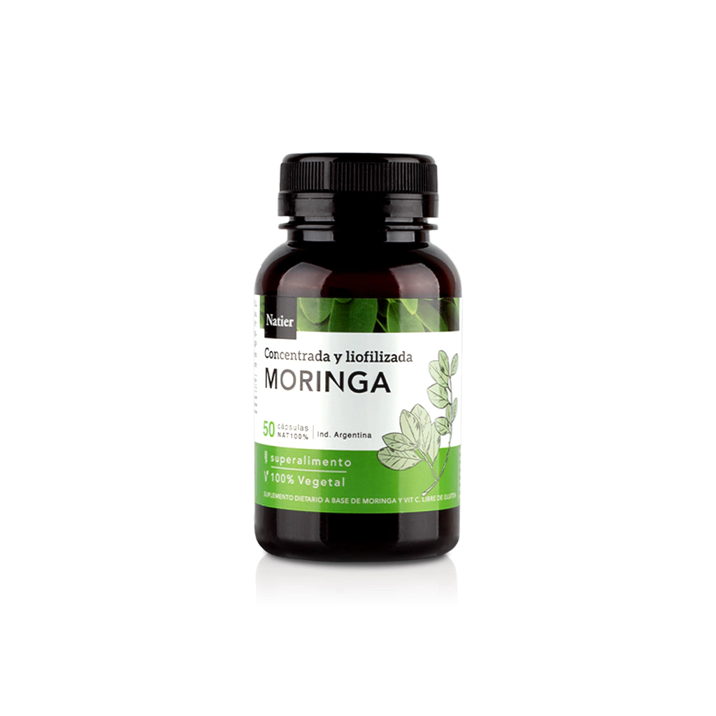Moringa Concentrada y Liofilizada "Natier" x 50 Capsulas