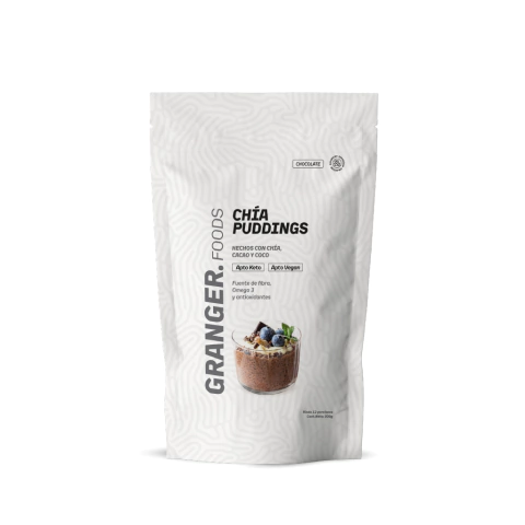 Chia "granger" Puddings Sabor Chocolate  300 Gr