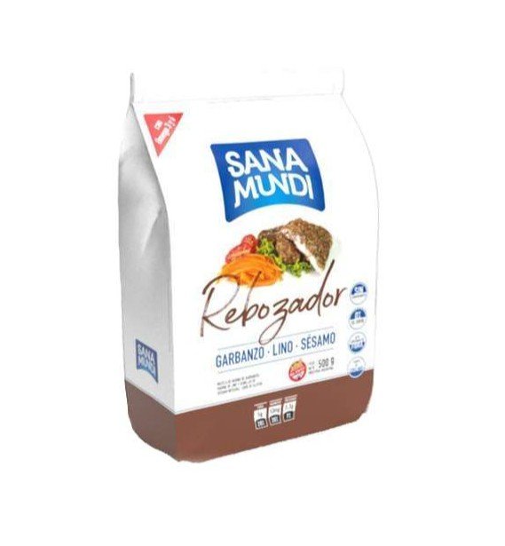 Rebozador "sana Mundi" Garbanzo-lino-sesamo x 500 Gr