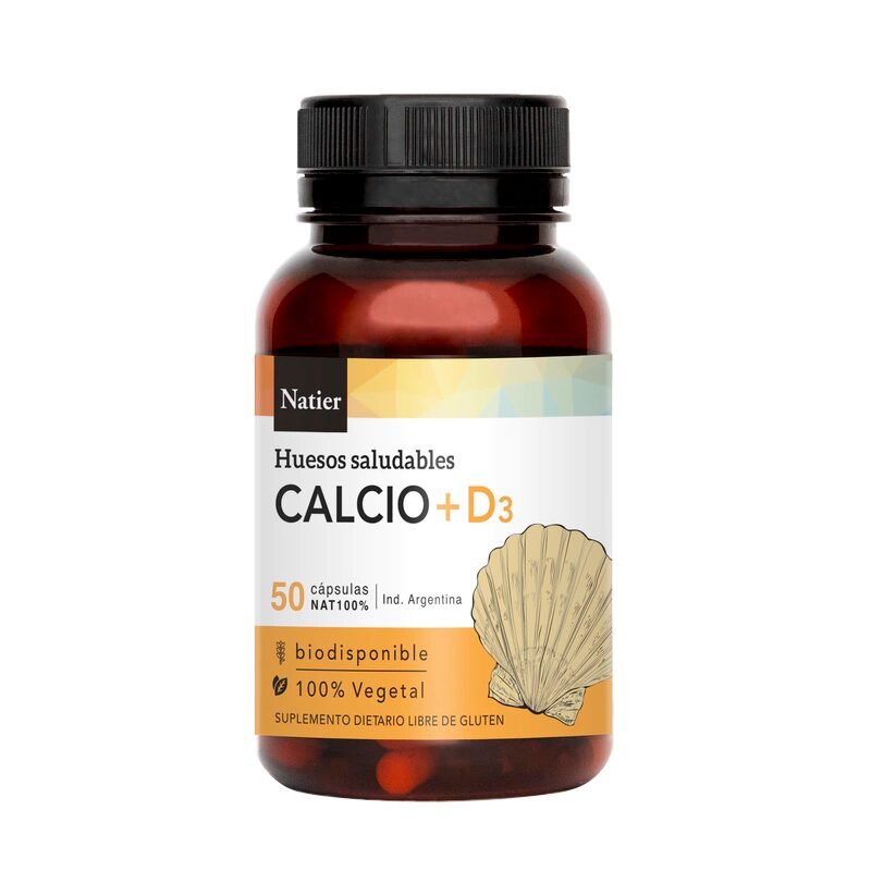 Suplemento Dietario «natier» Calcio + D3 x 50 Und