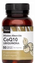 SUPLEMENTO DIETARIO “NATIER” COQ10 UBIQUINONA