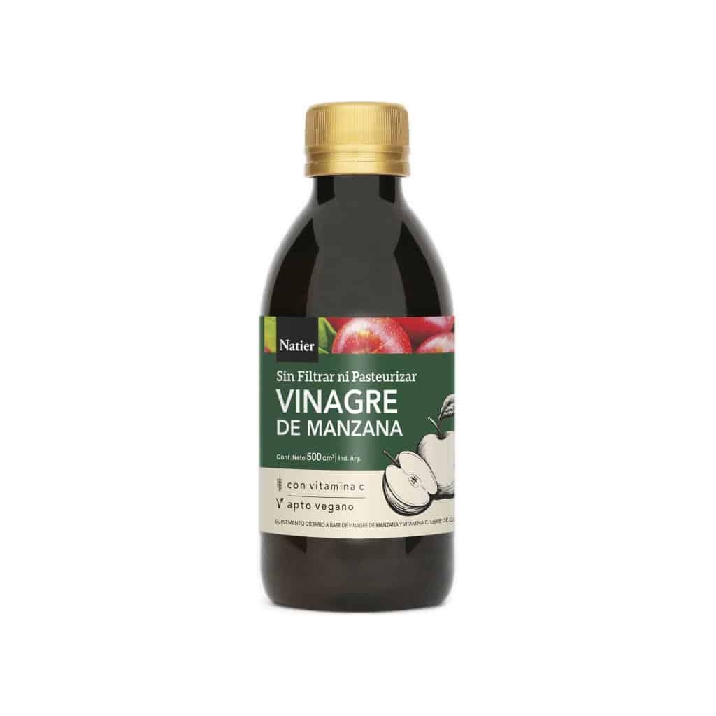 Vinagre De Manzana "natier" Sin Filtrar Ni Pasteurizar x 500 Cm