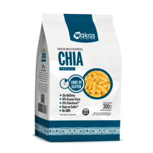 PASTA FUSILLI  “WAKAS”  MULTICEREAL CHIA 300 GR