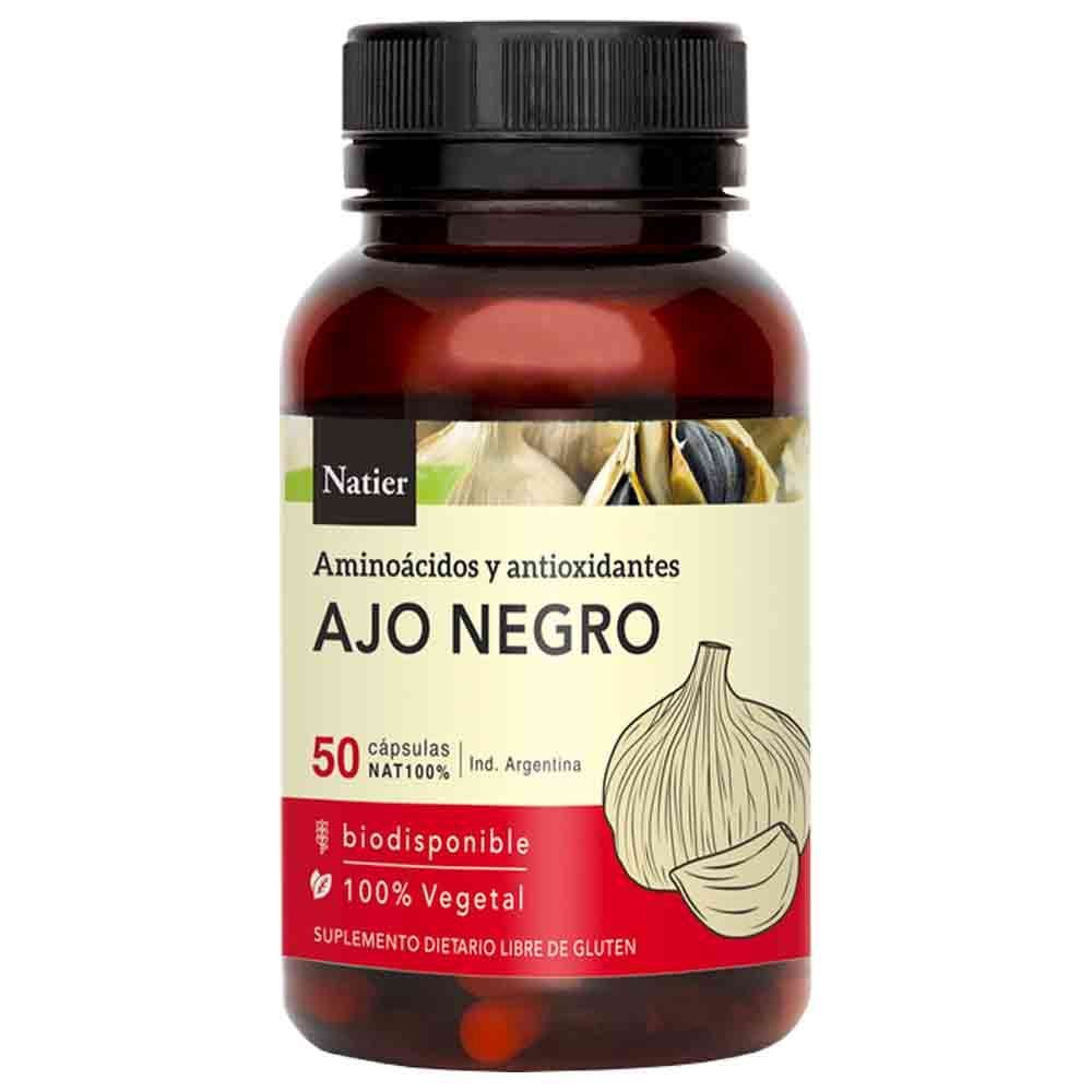 Suplemento Dietario "natier" Ajo Negro Aminoacidos 50 Und